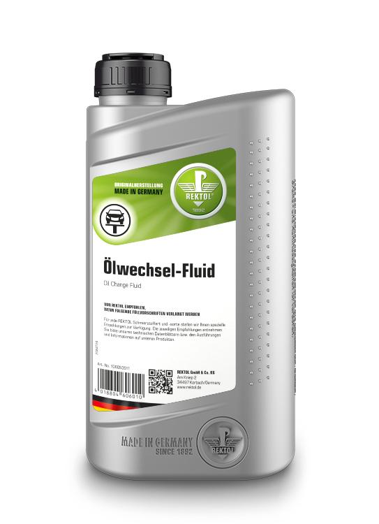 Ölwechsel-Fluid